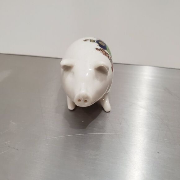 Willow Art Crested China Pig Sheffield Coat of Arm - Picture 3 of 6